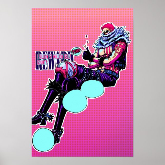 Póster manga katakuri de color (Frente)