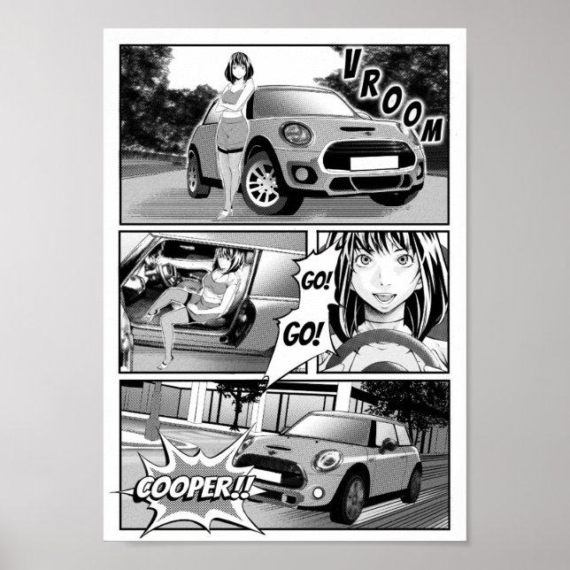 Póster Manga Mini Cooper Poster (Frente)
