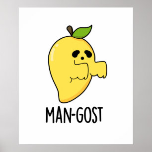 Póster Mango Ghost Pun