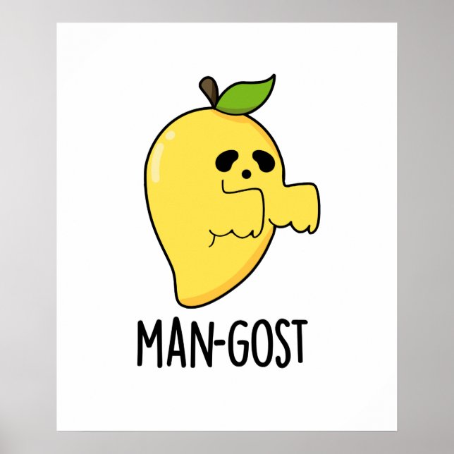 Póster Mango Ghost Pun (Frente)