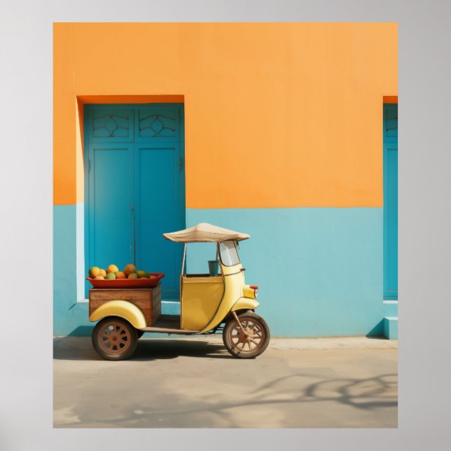 Póster Mango Riksja Scooter (Frente)