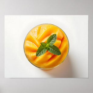 Póster Mango Smoothie fresco de alta calidad