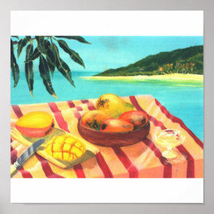 Póster mangos del champán