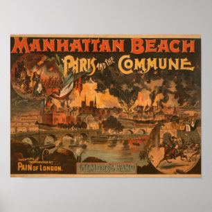 Póster Manhattan Beach - Paris and the Commune Play