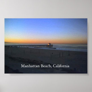 Póster Manhattan Beach Sunrise