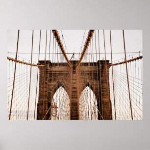 PÓSTER MANHATTAN BRIDGE NEW YORK