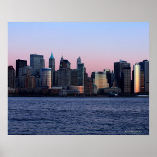 Póster Manhattan céntrica en la oscuridad 2