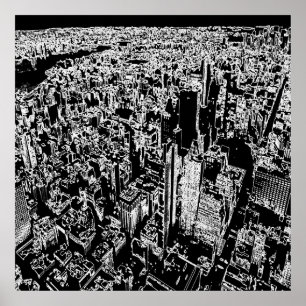 Póster Manhattan designed