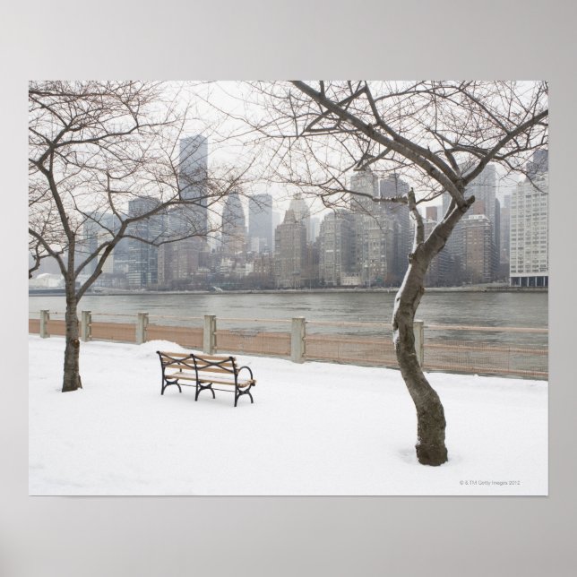 Póster Manhattan en invierno (Frente)