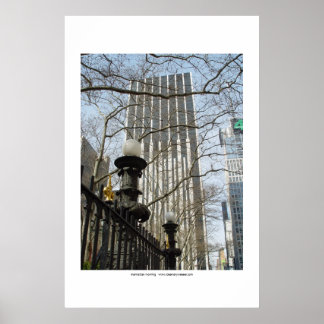 Póster manhattan morning