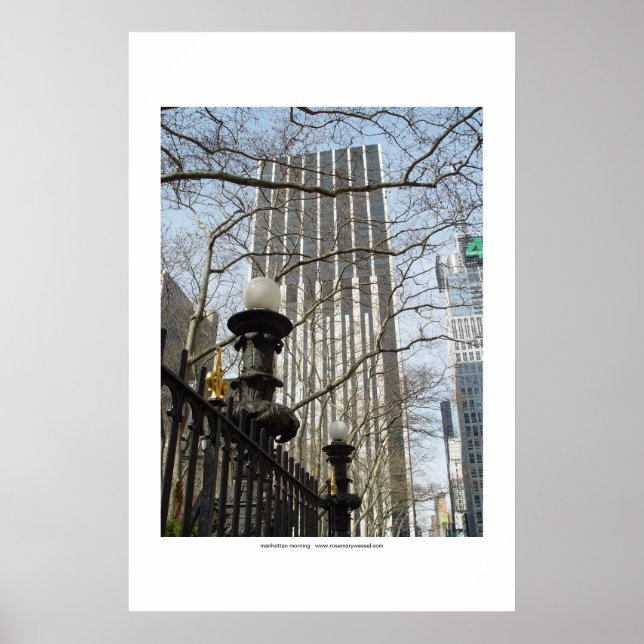 Póster manhattan morning (Frente)