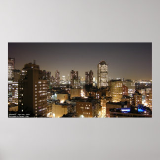 Póster Manhattan, Nueva York, 2009