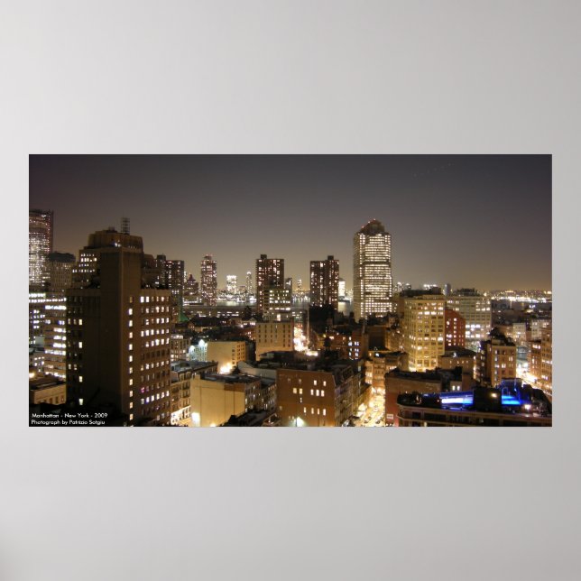 Póster Manhattan, Nueva York, 2009 (Frente)