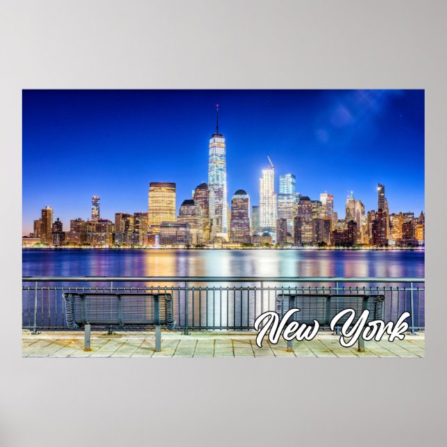 Póster Manhattan, Nueva York, Estados Unidos (Frente)