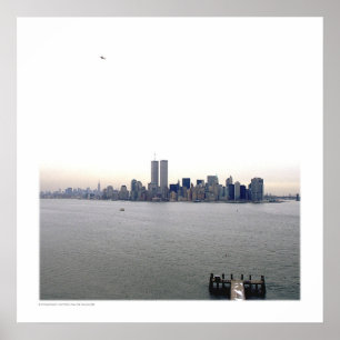 Póster Manhattan - Nueva York, febrero de 2000