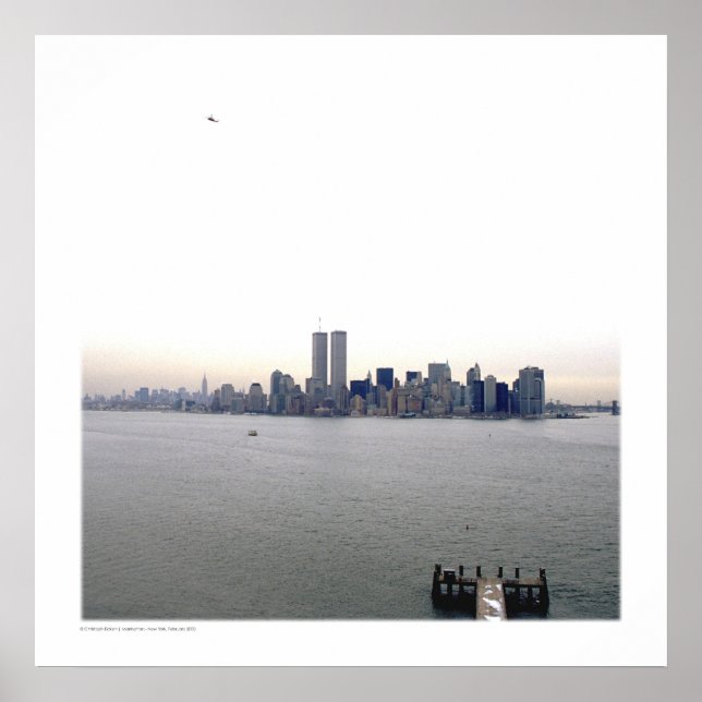 Póster Manhattan - Nueva York, febrero de 2000 (Frente)