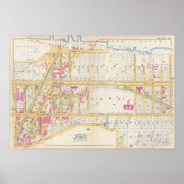 Póster Manhatten, New York 6 (Frente)