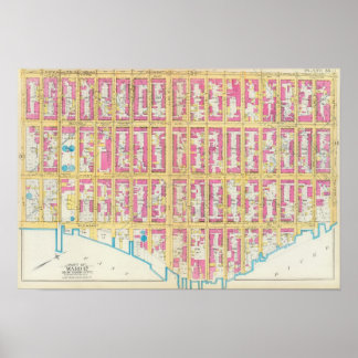 Póster Manhatten, Nueva York 10