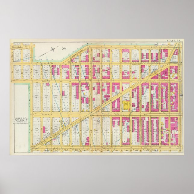 Póster Manhatten, Nueva York 11 (Frente)