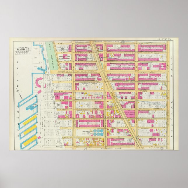 Póster Manhatten, Nueva York 13 (Frente)