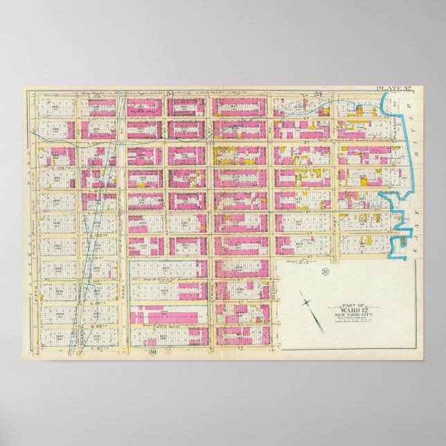 Póster Manhatten, Nueva York 16 (Frente)