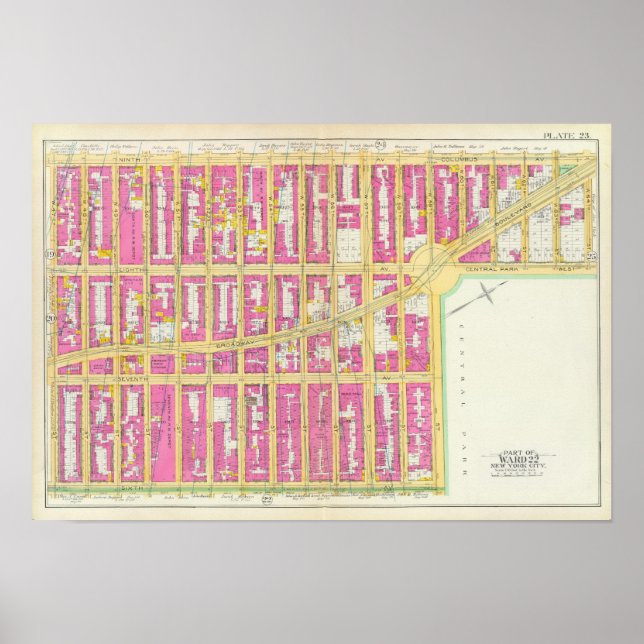 Póster Manhatten, Nueva York 18 (Frente)