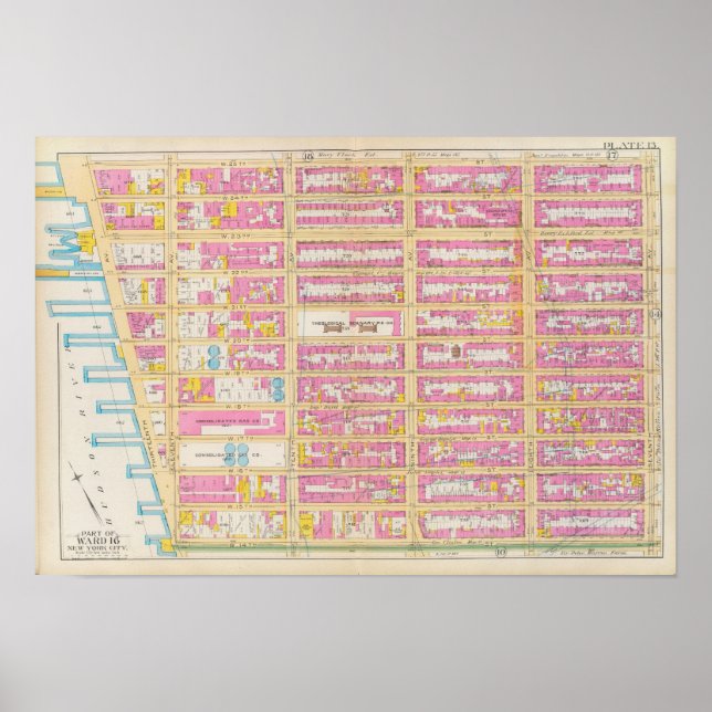 Póster Manhatten, Nueva York 19 (Frente)