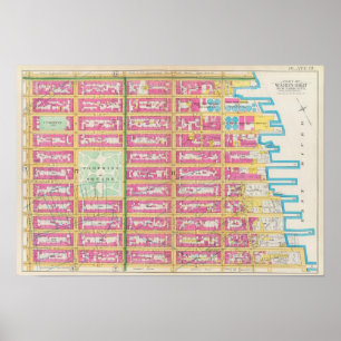Póster Manhatten, Nueva York 2
