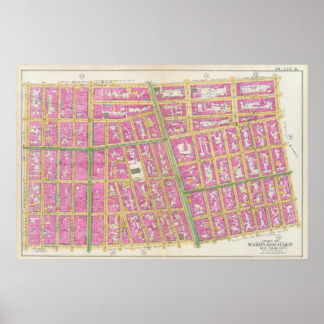 Póster Manhatten, Nueva York 23 (Frente)