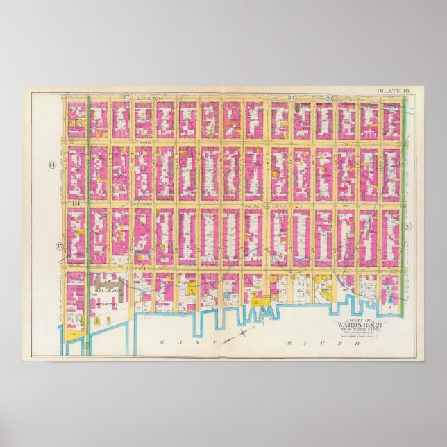 Póster Manhatten, Nueva York 25 (Frente)