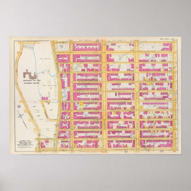 Póster Manhatten, Nueva York 7 (Frente)