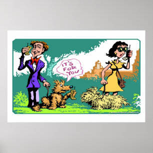 Póster Manía del teléfono celular