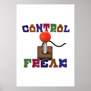 Póster maniático del control