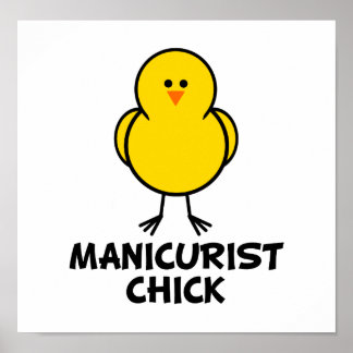 Póster Manicurista Chick