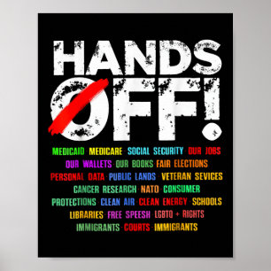 Póster Manifestación de protesta del sábado 5 de abril Ho