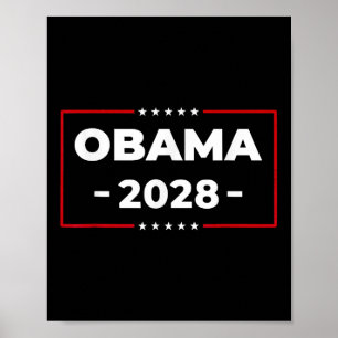 Póster Manifestación de protesta política 2028 de Obama r