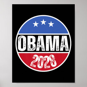 Póster Manifestación Patriótica De Protesta De Obama 2028