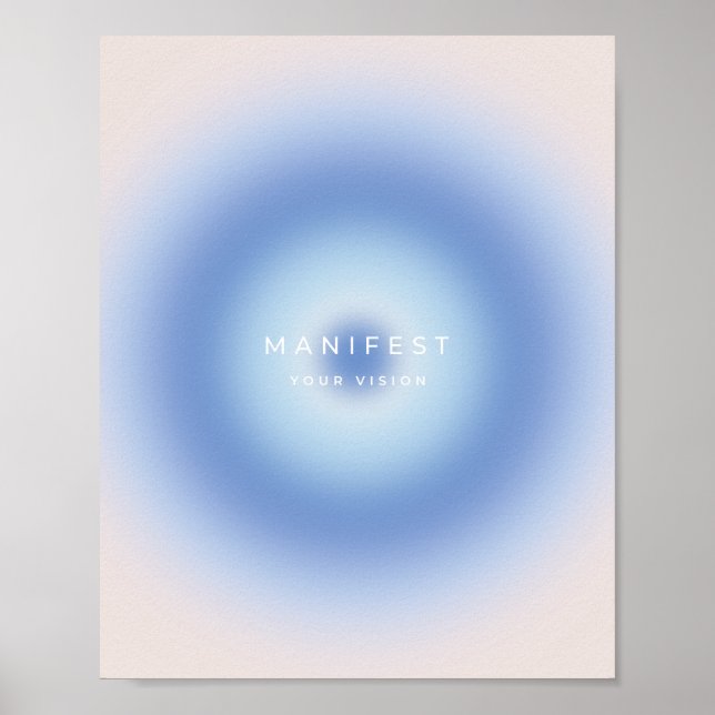 Póster Manifieste su visión (Frente)