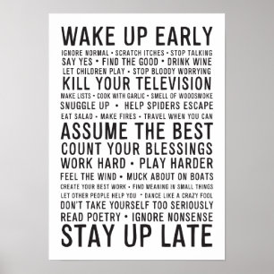 Póster manifiesto del lastlemon