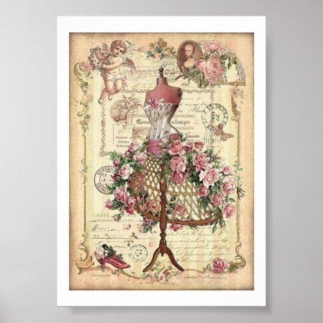 Póster manikin girly poster (Frente)