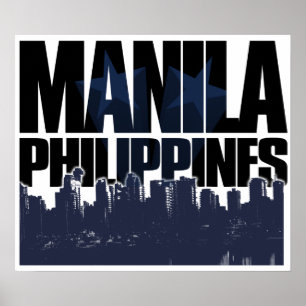 Póster Manila PHILIPPINES