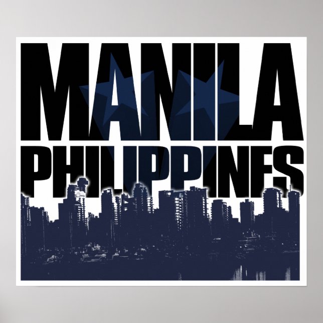 Póster Manila PHILIPPINES (Frente)