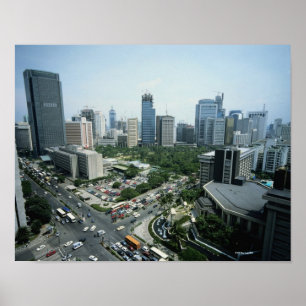 Póster Manila Skyline