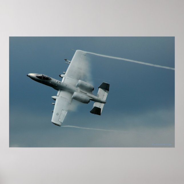 Póster Maniobras A-10 de alta velocidad (Frente)