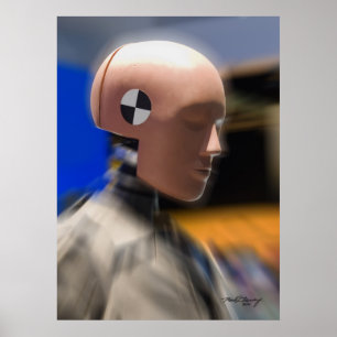 Póster Maniquí de la prueba del desplome