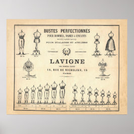 Póster Maniquíes Franceses