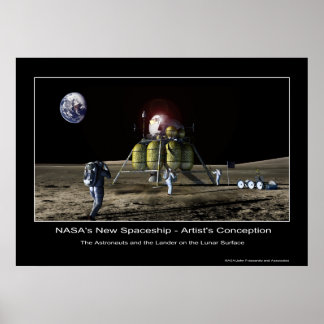 Póster MannedMarsMission-133827main_lander