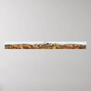 Póster MANNLICHEN Swiss Alps Panorama 360° Poster