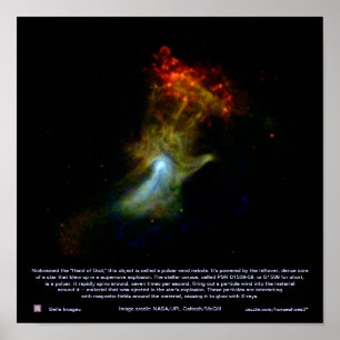 Póster Mano de Dios Pulsar (PSR B1509-58) - poster