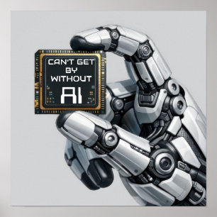 Póster Mano de Robot
